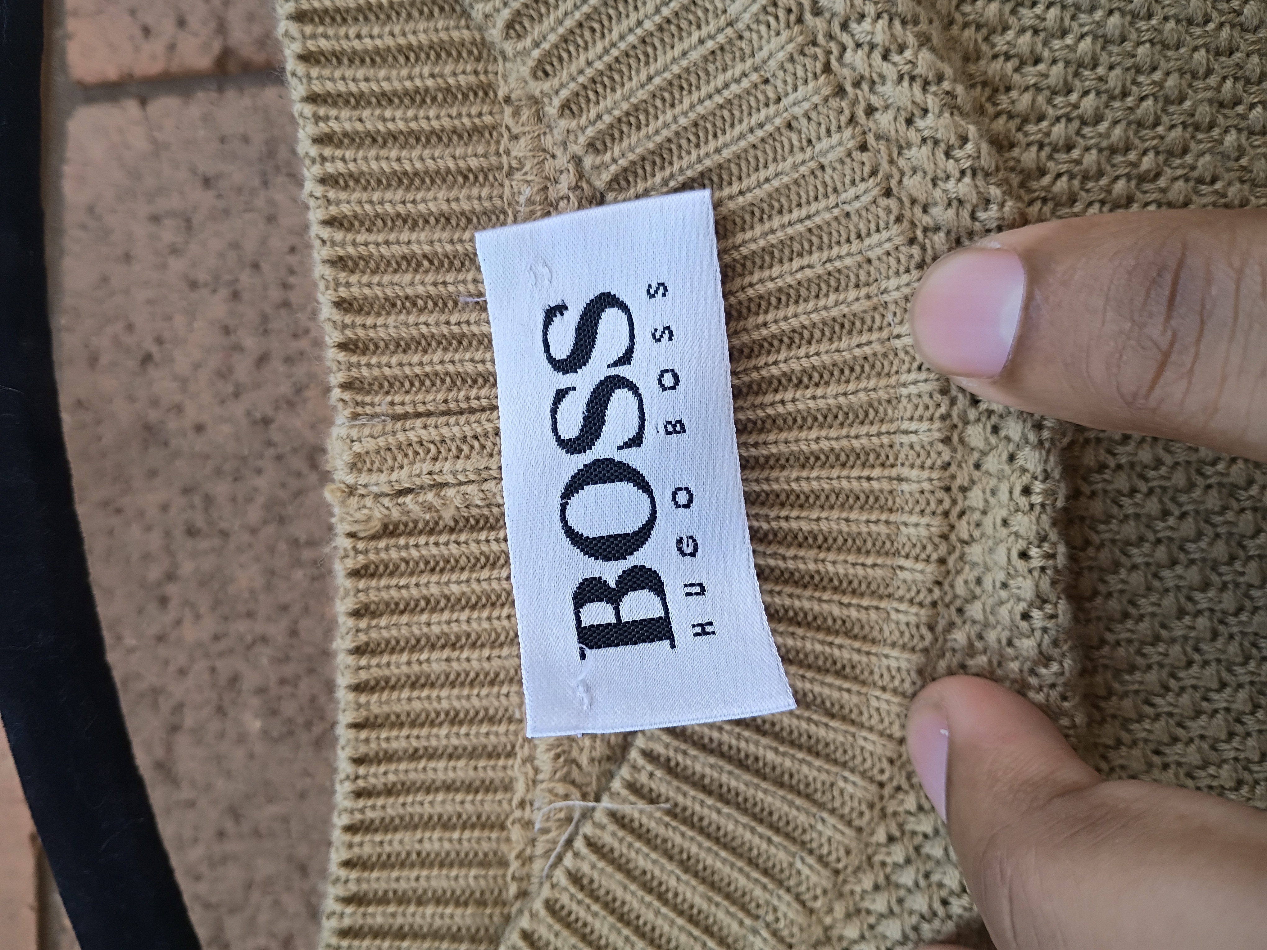 Hugo boss made in west berlin cotton blend sweater